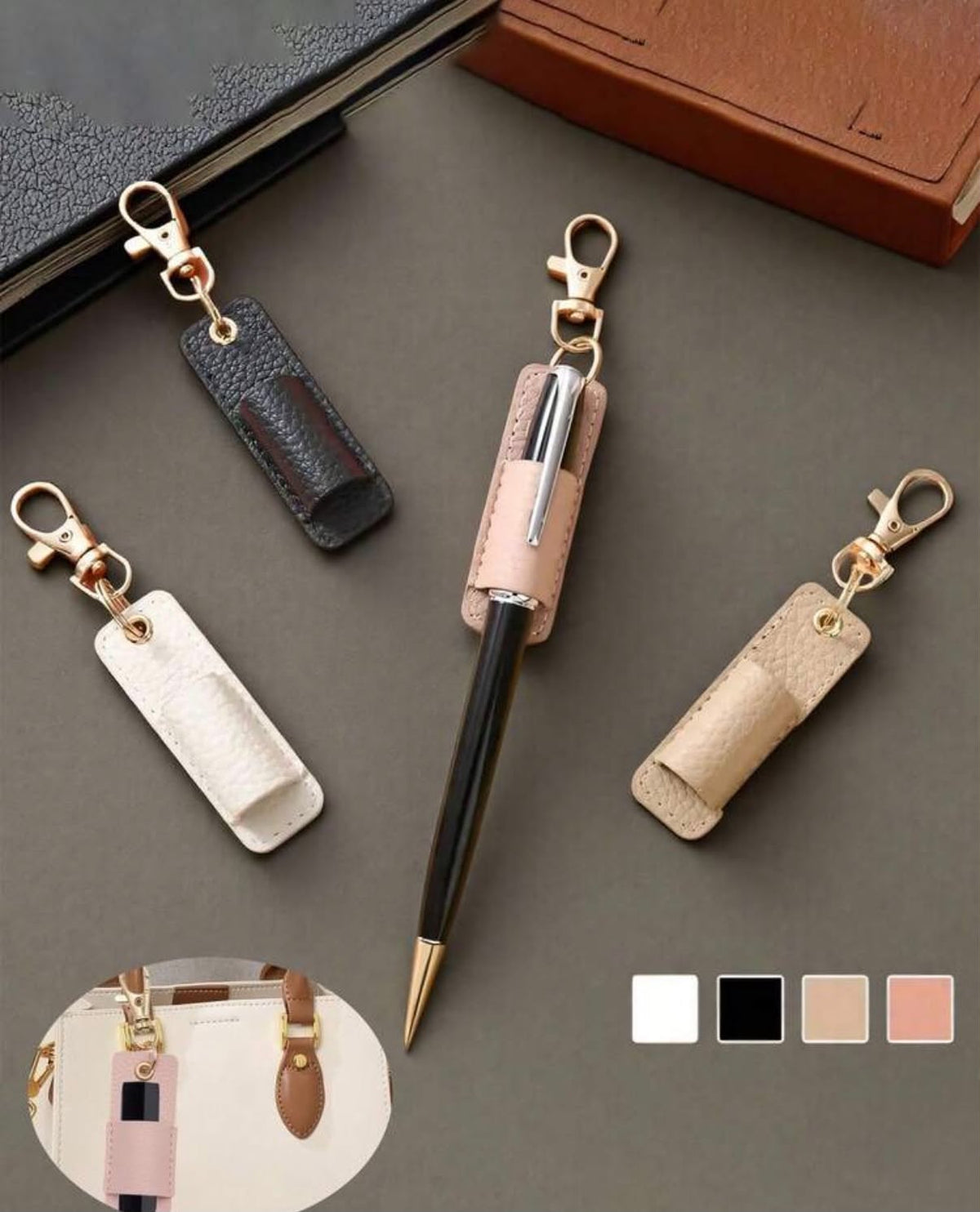 Pen Clip Keychain, Nurse Pen Holder, Anti-Lost Pen Clip, Lipstick Clip, Practical Gift Clip, Makeup Brush Holder, Car Key Organizer Clip,