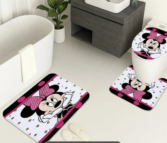 Mouse bathroom set (3pc)