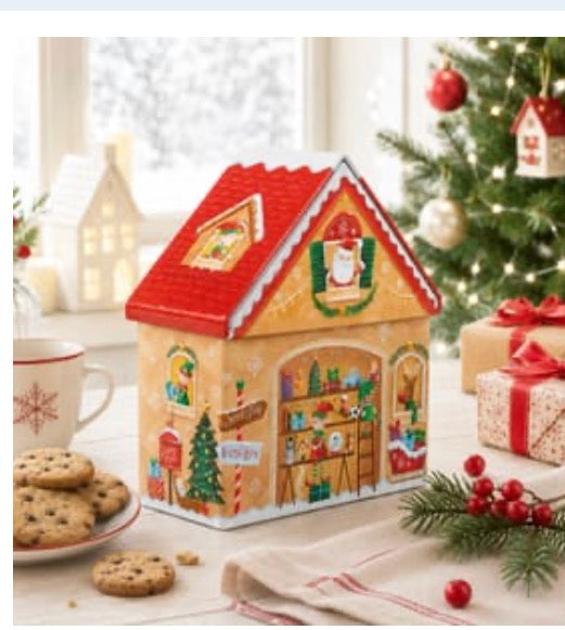 Christmas House Filled Tin 90g