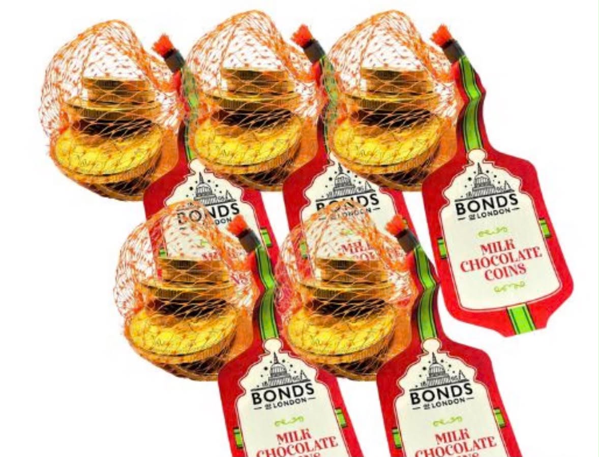 Bonds Of London Milk Chocolate Coins x 5