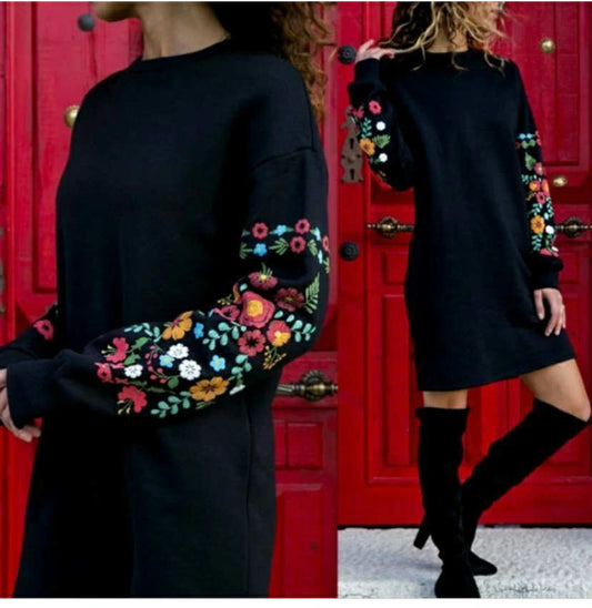 Plus Size Women Baggy Jumper Tops Ladies Tunic Long Sleeve Shirt Dress Pullover