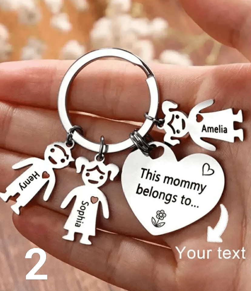 Personalised keyrings
