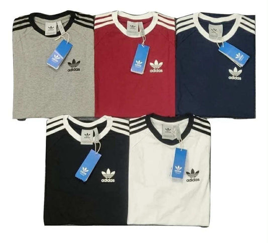 Adidas Originals Men's T-Shirt Crew Neck Retro Short Sleeve Summer Tee