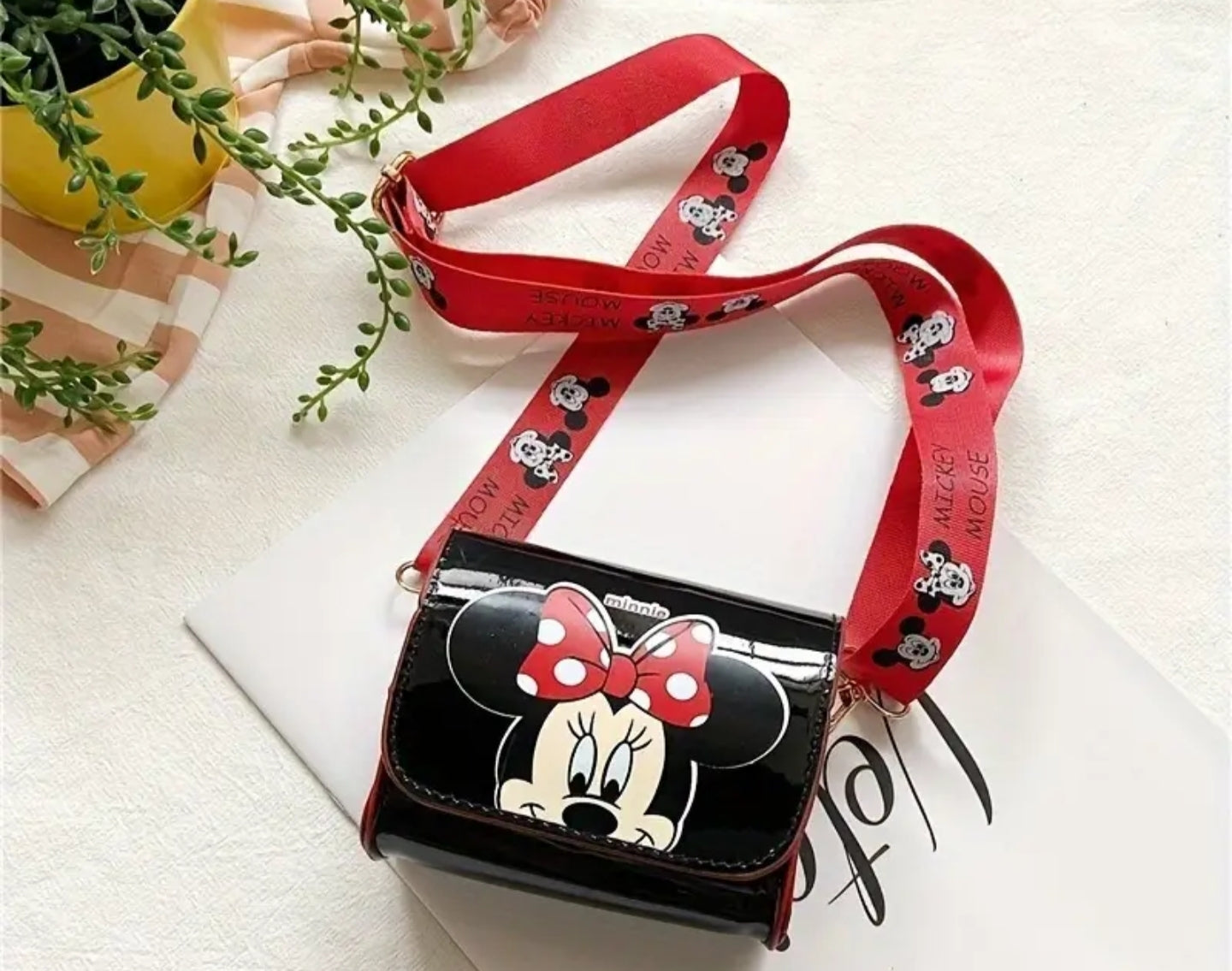 1 pc Mickey Minnie  Crossbody Bag, Chest Bag