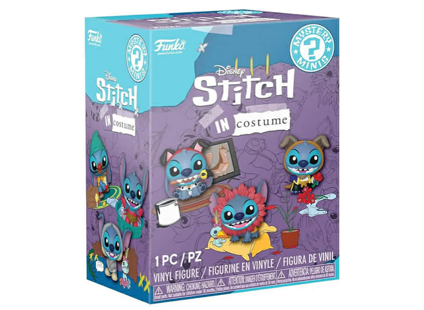 Funko Mystery Mini - Disney - Stitch In Costume - 1 Of 12 to Collect - Styles Vary - Disney: Lilo & Stitch - Collectable Vinyl Figure - Gift Idea - Official Merchandise - Toys for Kids & Adults