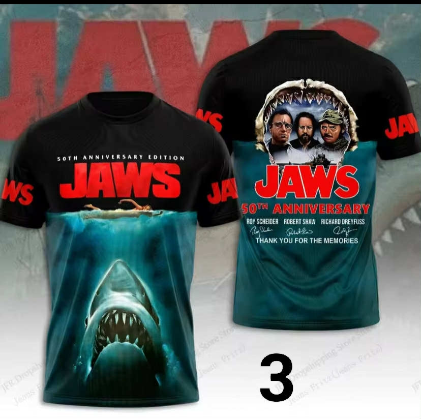 Jaws 3D Printed T-shirt