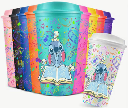 Colorful Stitch and Ducklings Adventure:16oz Plastic Water Bottle with Lid, Summer Party Gift, Perfect for Birthdays, Picnic, Beach, Parties, Graduation Gift, Party water bottle, Iced Coffee Cup, Nurse Office Cup!

X3