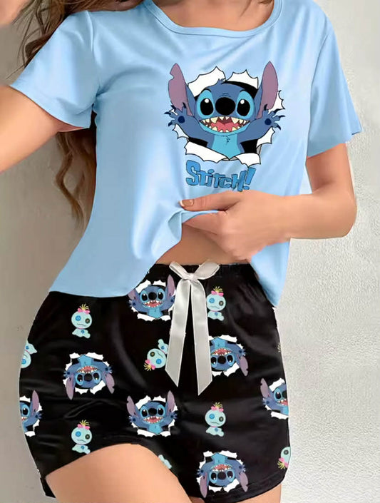 Disney theme star baby series women's pajamas set