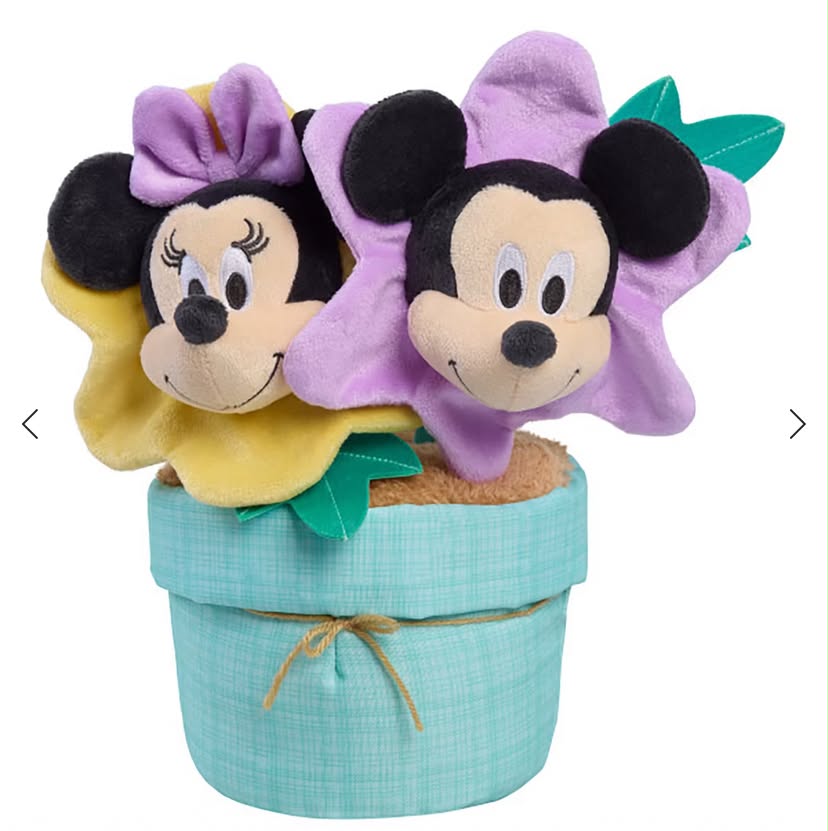 Just Play Blooming Buddies Minnie Mouse and Mickey Mouse Soft Toy - 30cm