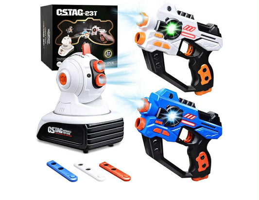Laser Tag Toys for Boys & Girls, Infrared Laser Gun Game With Projector, Multifunction Game Set for Kids & Adults, Fun Gifts for 4 to 12 Years