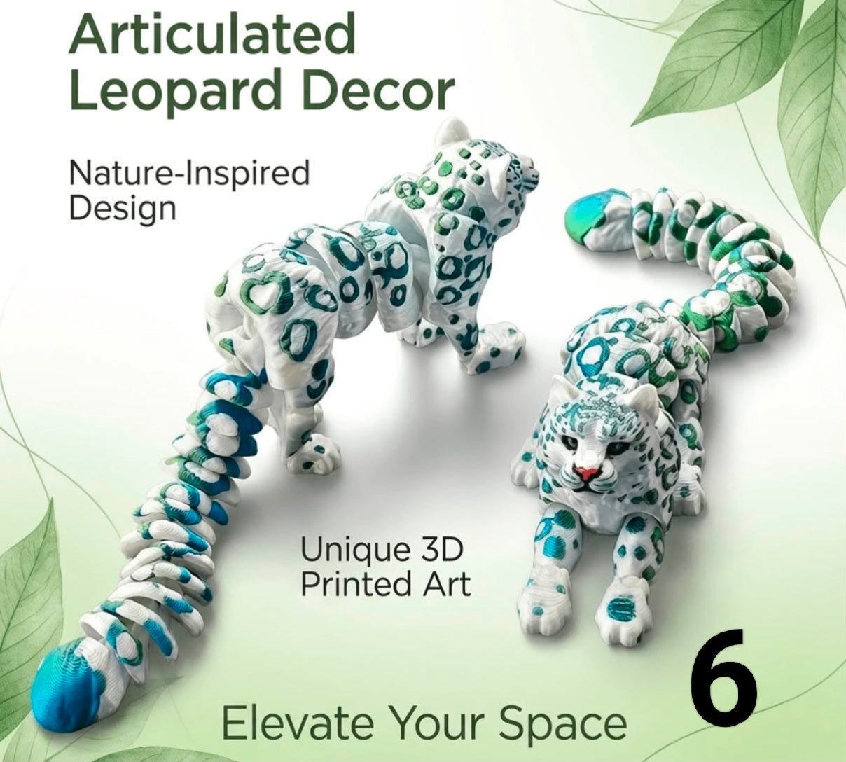 1 Movable Joint 3D Printed Snakes With Surprise Eggs, Gecko,