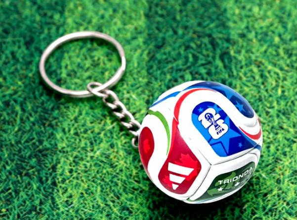 2026 FIFA World Cup Keychain Mini football Pendant keyrings