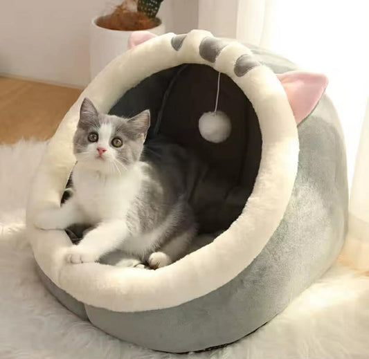 Pet Tent Cave Bed for Cats Small Dogs