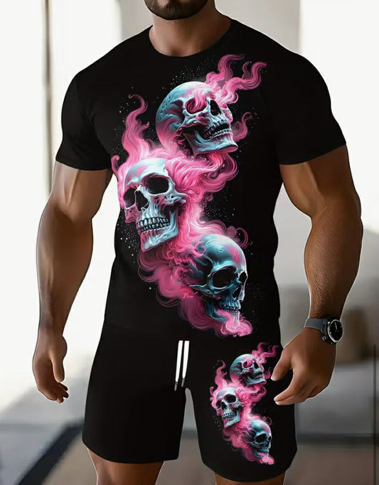 2pcs Men's Casual Fashion Set 2pcs Outfit