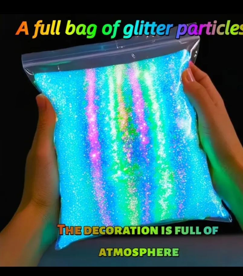 4000 Fluorescent Super Glow Beads, Mini Glow Resin Stones for Succulents,