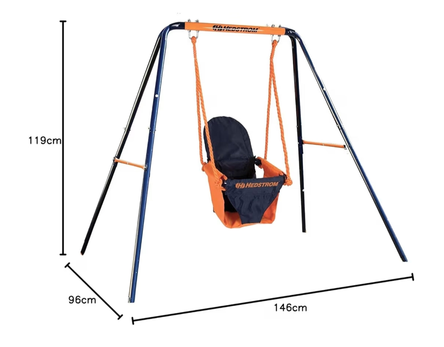Folding Baby Swing Set