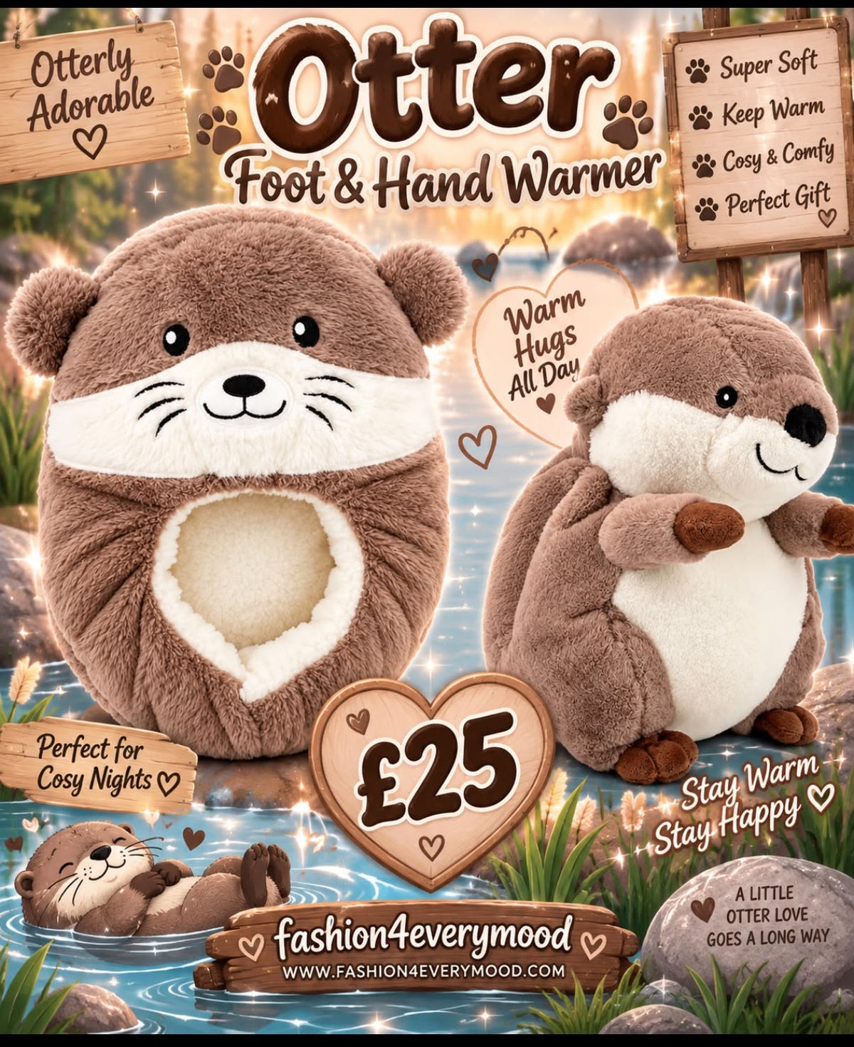 Otter foot and hand warmer