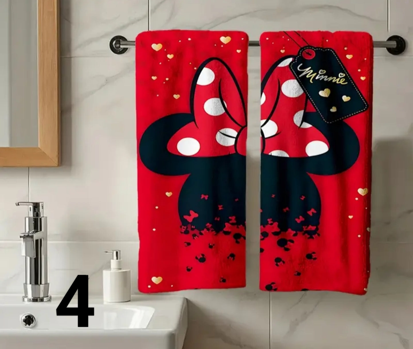 Mouse & Micky hand towels