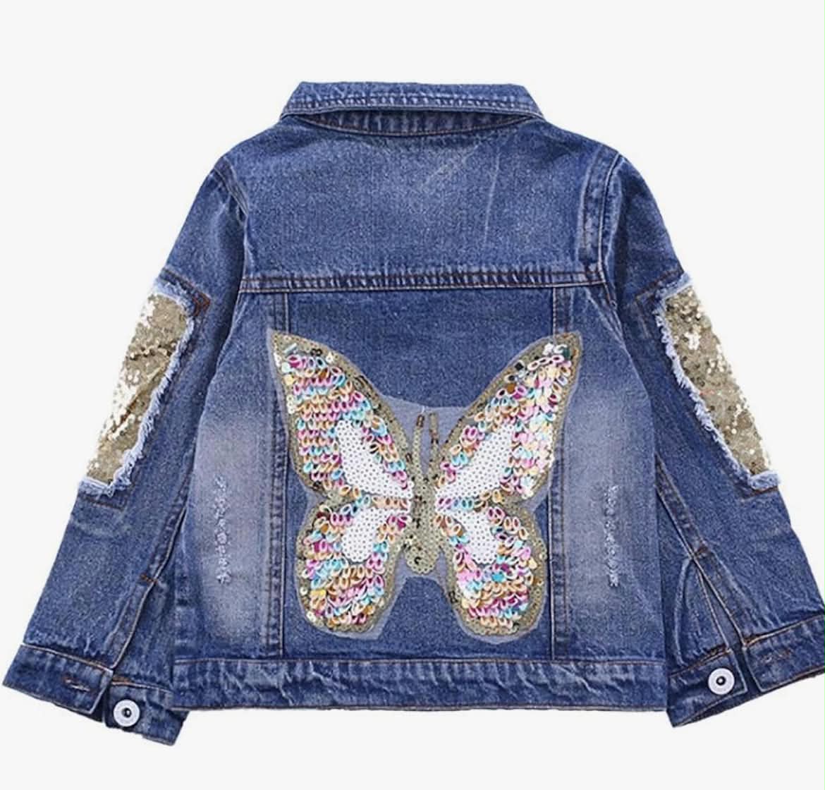 Spring And Autumn Girls Denim Jacket Kid'S Jacket Top