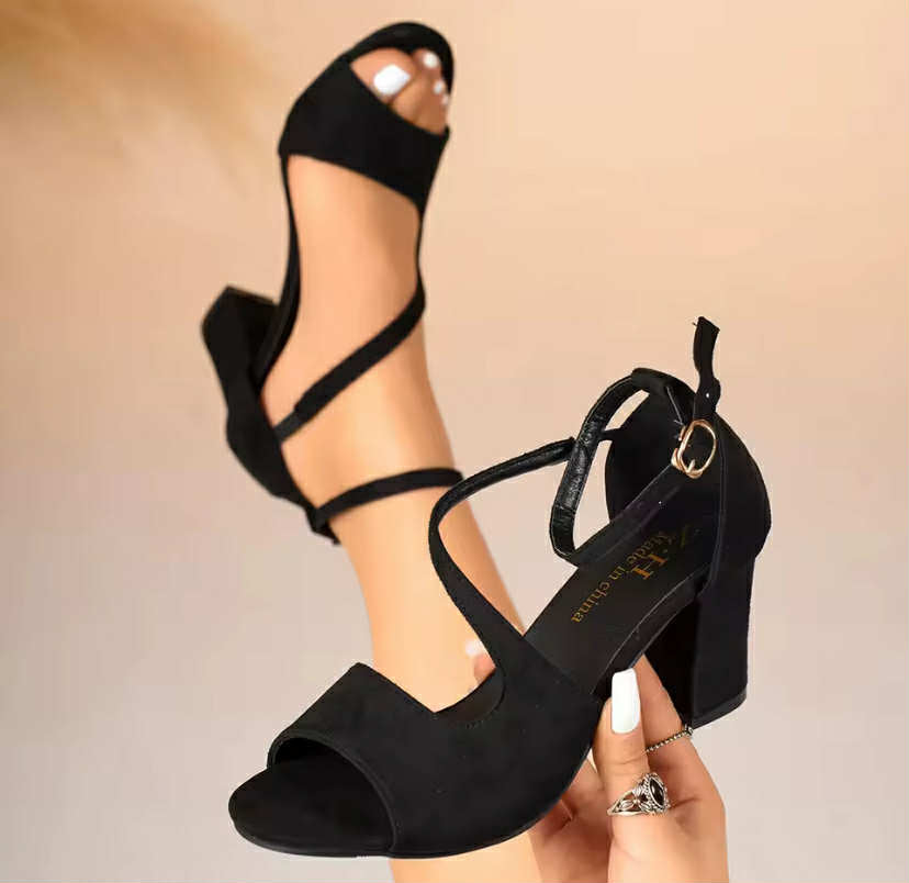 Women's Large Size Roman Style High Heel Sandals
