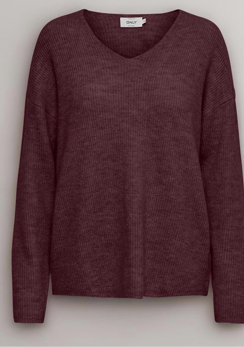 Women's Onlcamilla V-Neck  Pullover KNT Noos Sweater