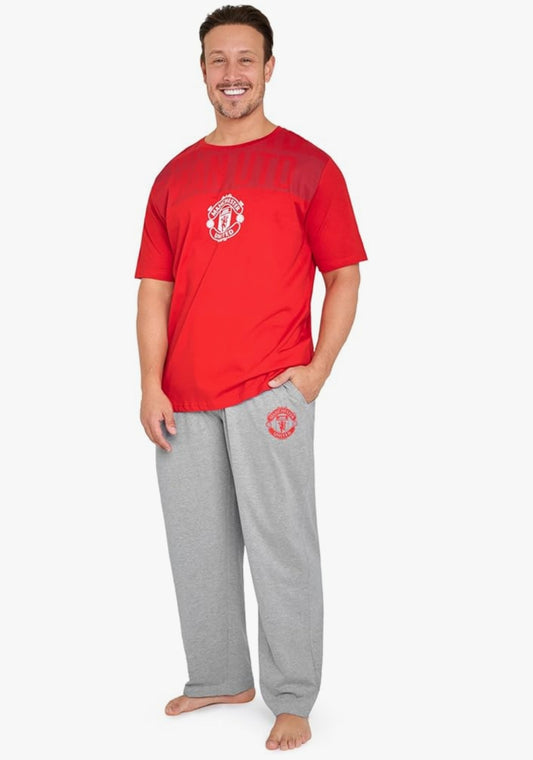 Man Utd F.C. Cotton Pyjamas Set Mens,