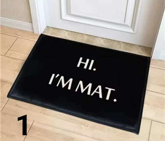 Funny Quote Door Mat