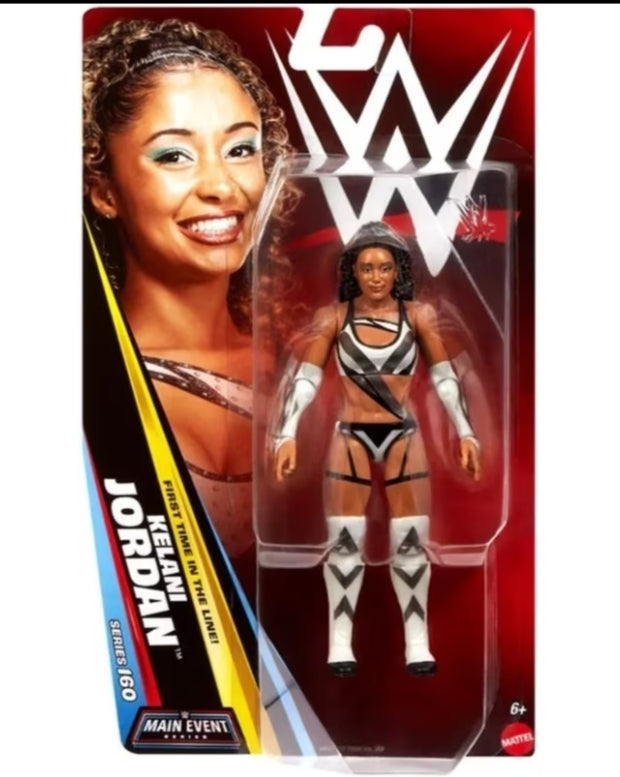 WWE Main Event Basic Series 160 Kelani Jordan Wrestling Action Figure