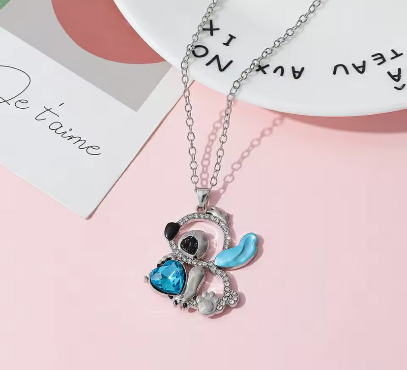 Fashion Cartoon Characters Lilo & Stitch Necklace
