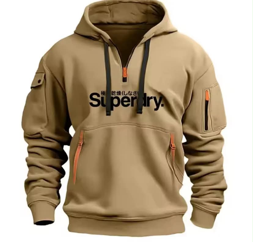 Men's hooded pullover