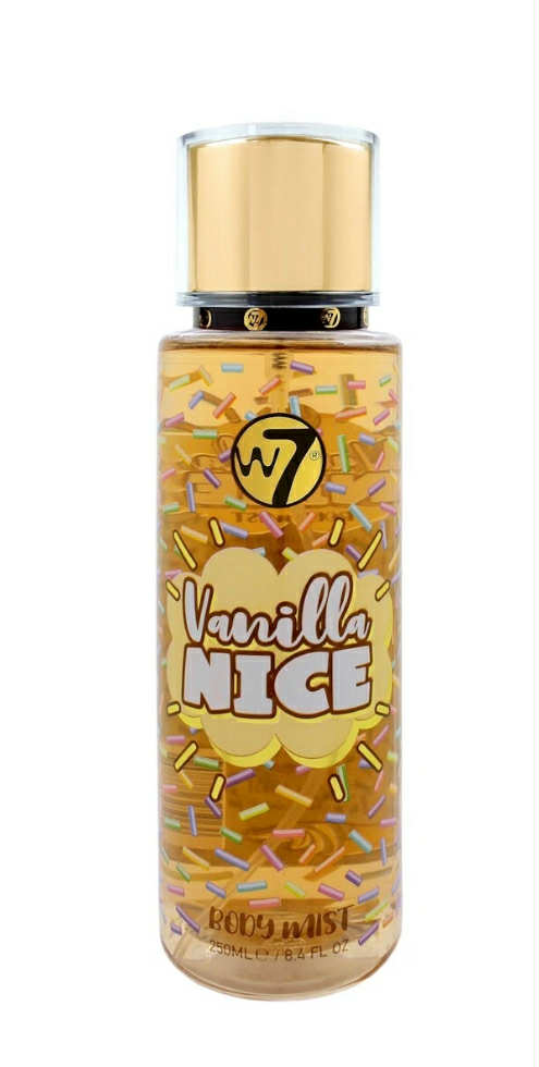 W7 Vanilla Nice 250ml Body Mist Fragrance Spray