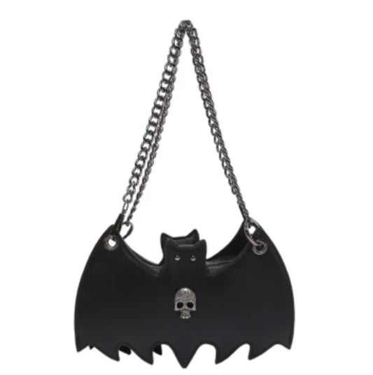 Versatile Chain Bag in a Retro Dark Style, Perfect for Commuting.