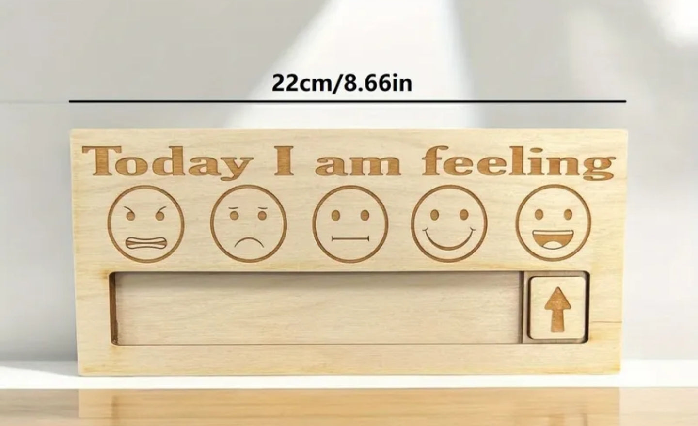 Today I Feel Emotion Board - with joyful, sad, angry, tired, or calm Faces