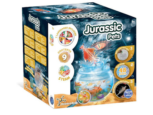 Science4you Jurassic Pets (Triops family) - Water Dragons Kit, Grow Your Own Aquatic Sea Creatures, Science Kits for Kids Age 6+, Toys and Games, Gifts for 6+ year old Boys and Girls