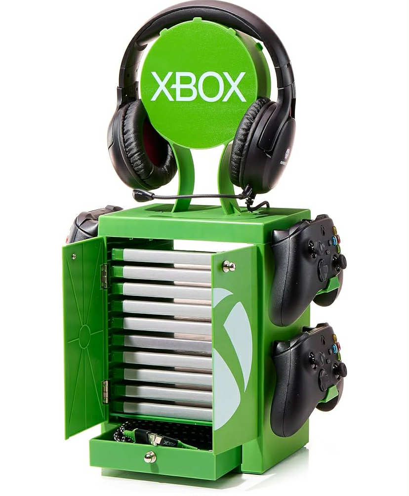 Numskull Official Xbox Series X Gaming Accessory Locker & Storage Stand
