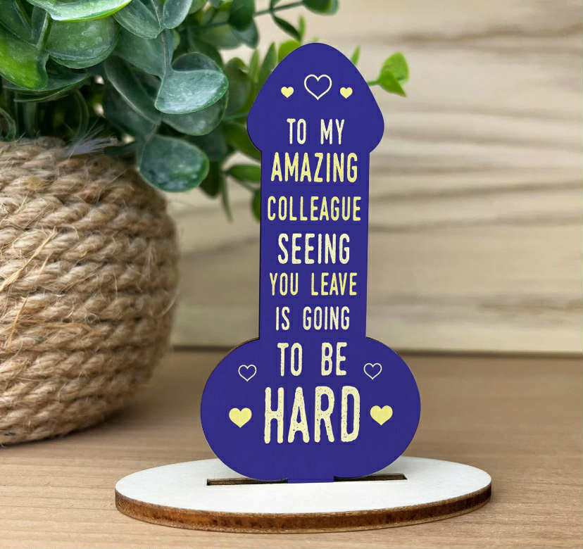 Colleague Gifts New Job Leaving Gifts Wood Plaque Funny Leaving Gift For Friend