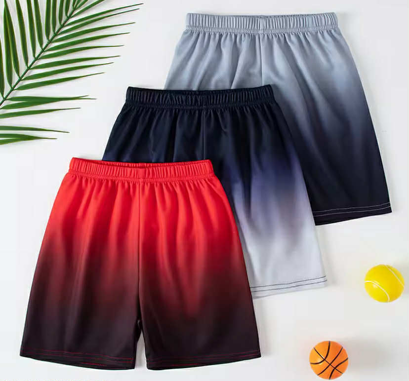 3-piece children's gradually changing dry sports shorts