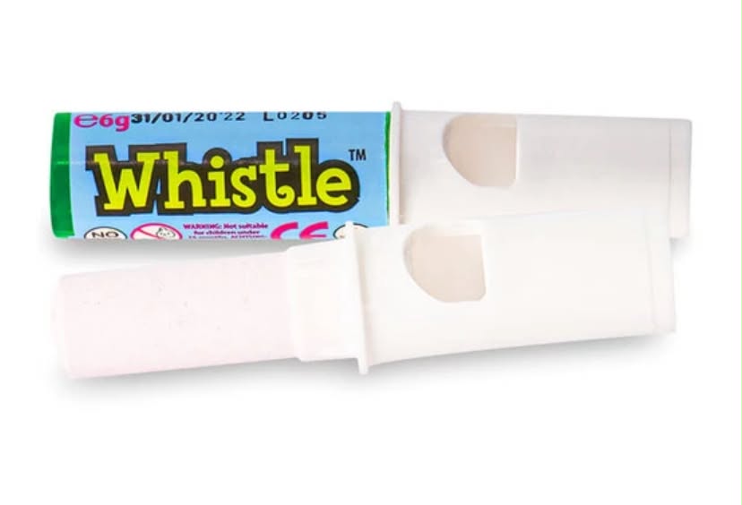 Swizzels Matlow Candy Whistles x 10

Description
Candy whistles are popular retro sweets that fruit flavoured lollipops that come in a little plastic case to disguise them as whistles!