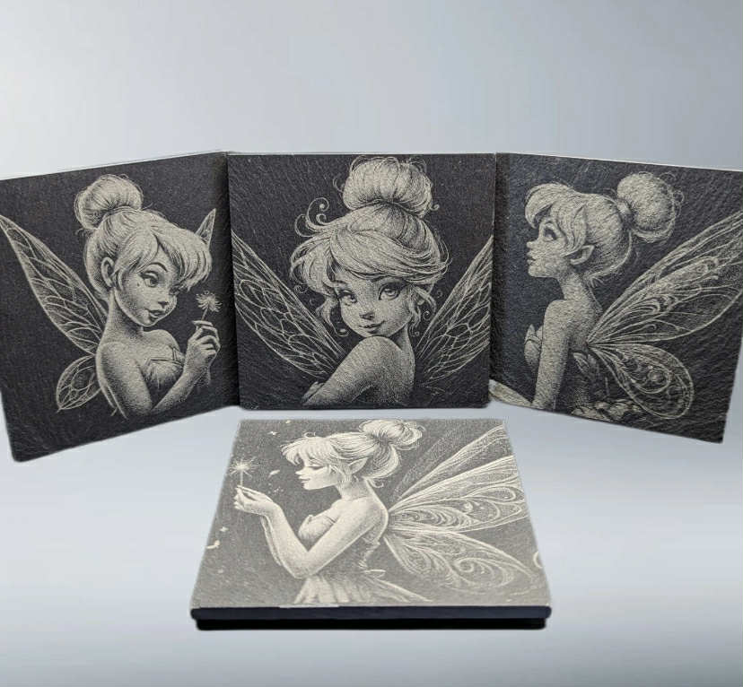 Tinkerbell Coaster Collection,Gift Set Table Protector