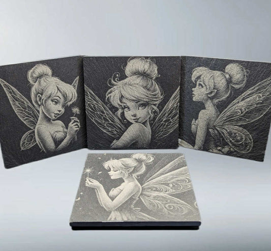 Tinkerbell Coaster Collection,Gift Set Table Protector