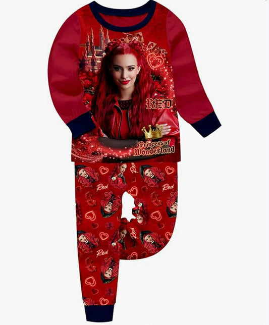 Kids Girls' Pyjama Sets, Red