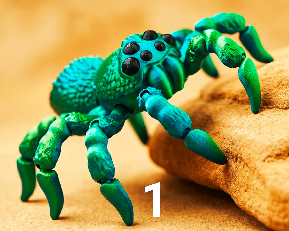 1 Movable Joint 3D Printed Snakes With Surprise Eggs, Gecko,