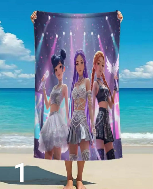 1 pc girls Beach Towel