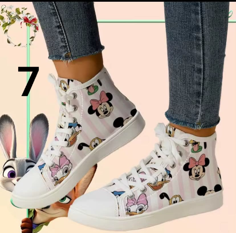 Disney Print Casual Flats