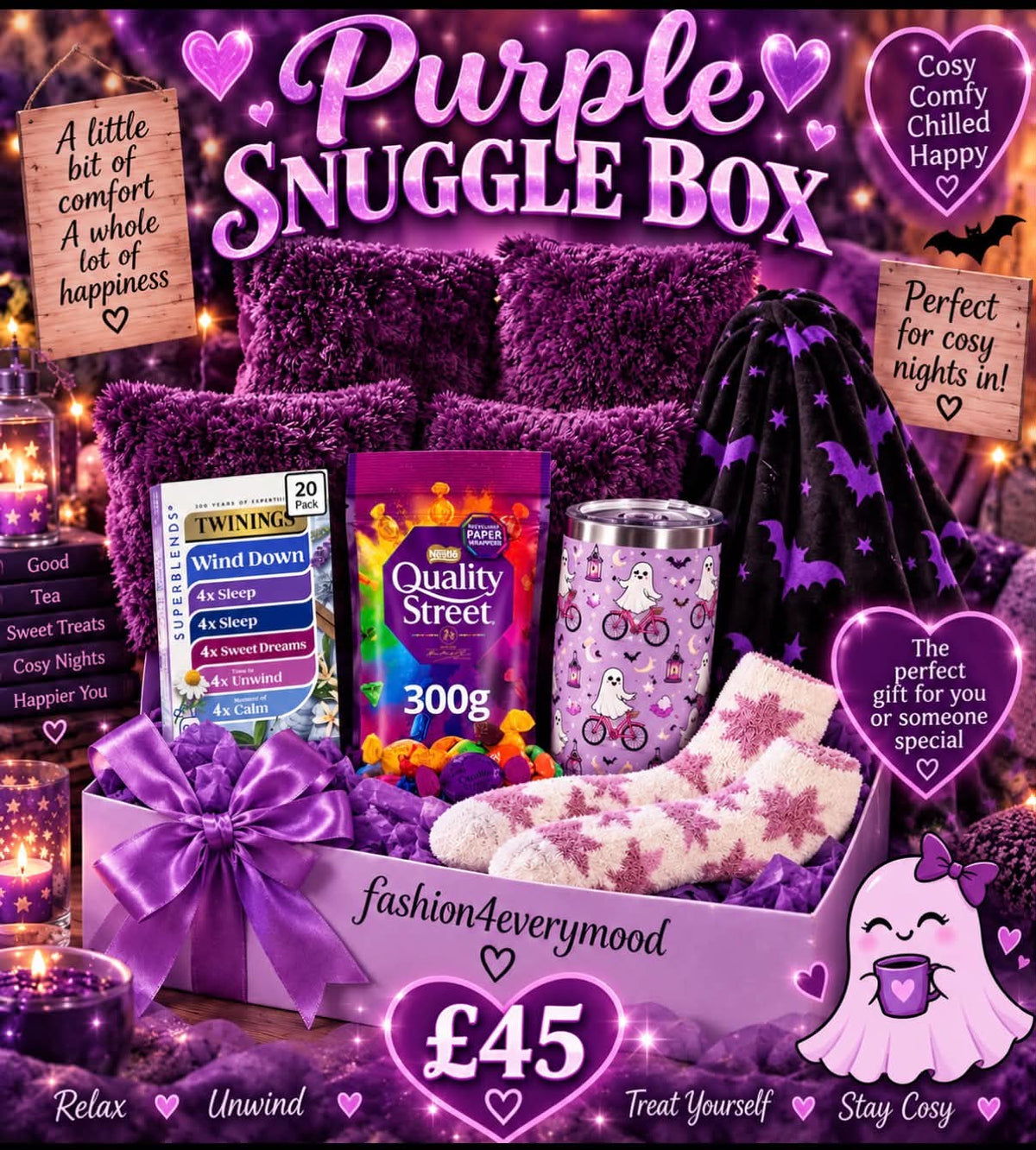 Snuggle box everything purple