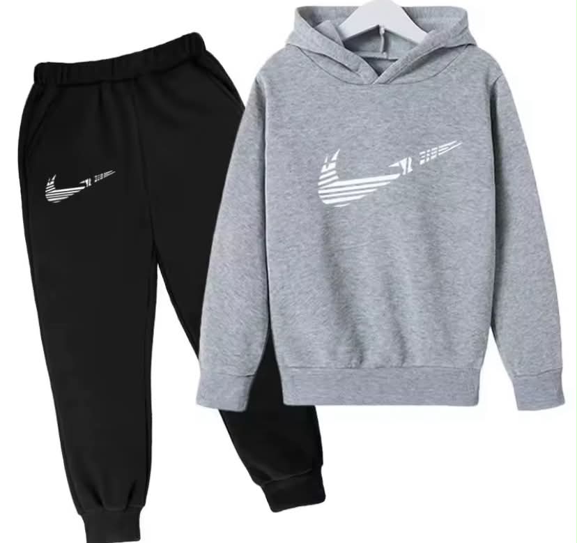 Children Hoodie Letters Sports Pullover