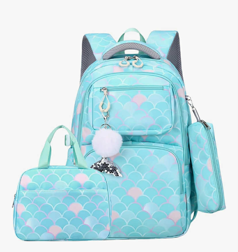 Girls School Backpack Elementary Students Book Bag Colorful School Bag for Girls