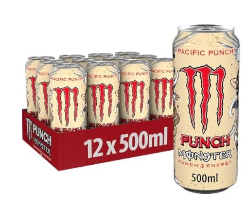 12 Pack of Energy Drink, 500ml,  Carbonated energy