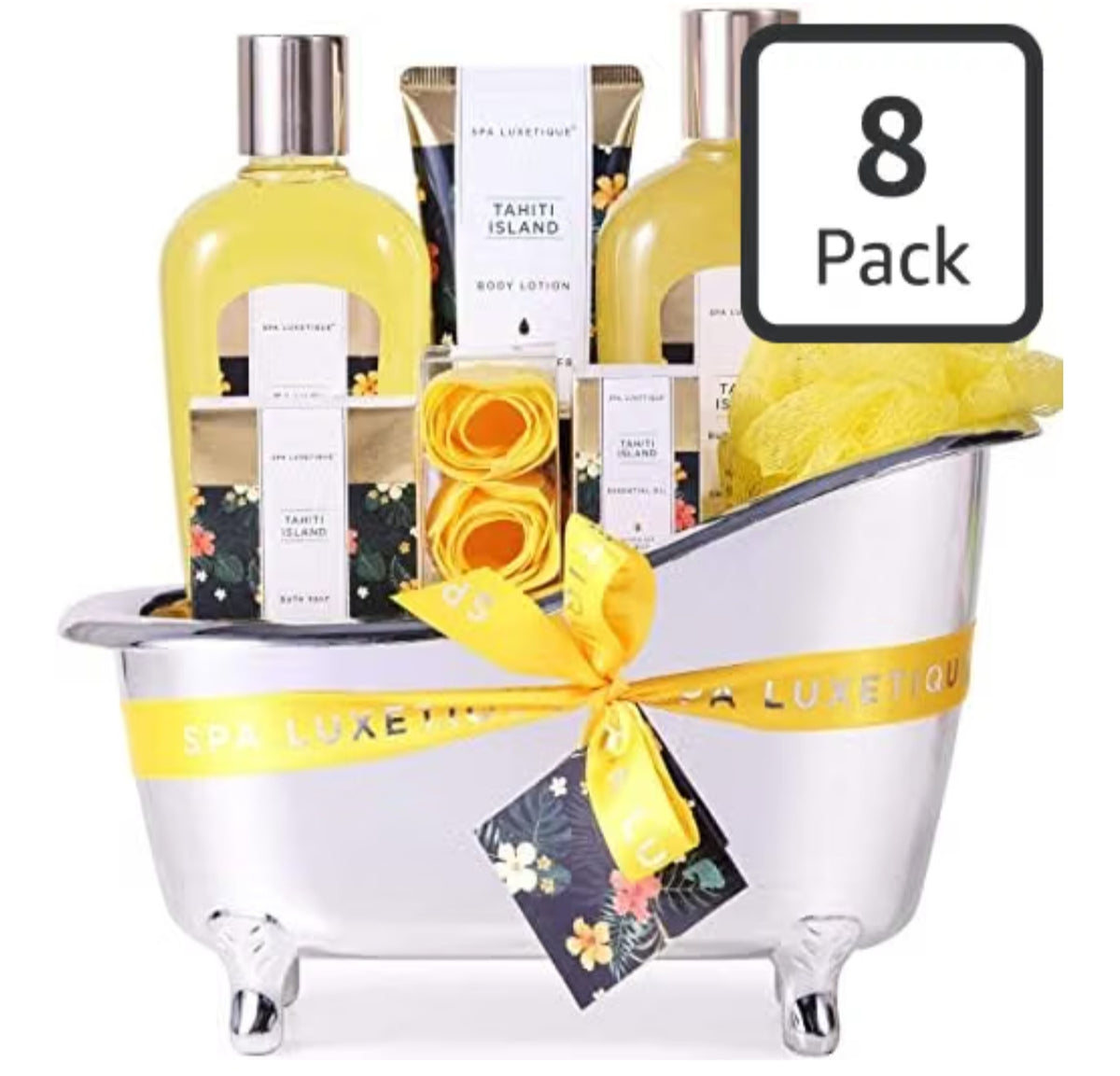 8pcs Spa Luxetique Christmas Pamper Sets for Women Gift,  Spa Bath Gift Sets with Essential Oil,Body Lotion,Bath Bombs.