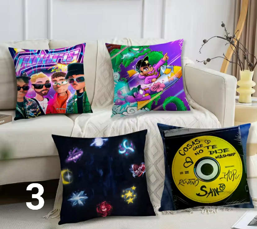 X4 Colorful Game Controllers pillow case